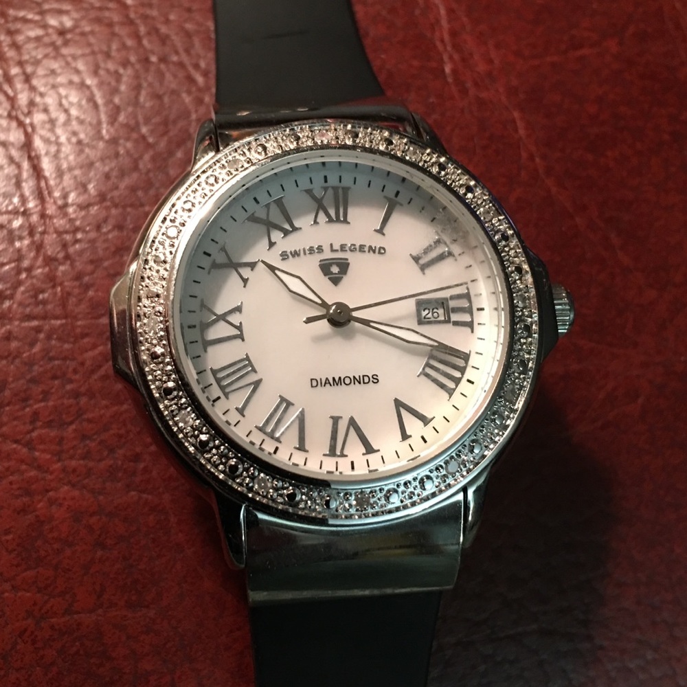 🔥BOGO!!  Swiss Legend diamond watch